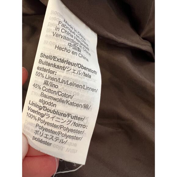 J Crew animal print linen pencil skirt 12 - Picture 4 of 5